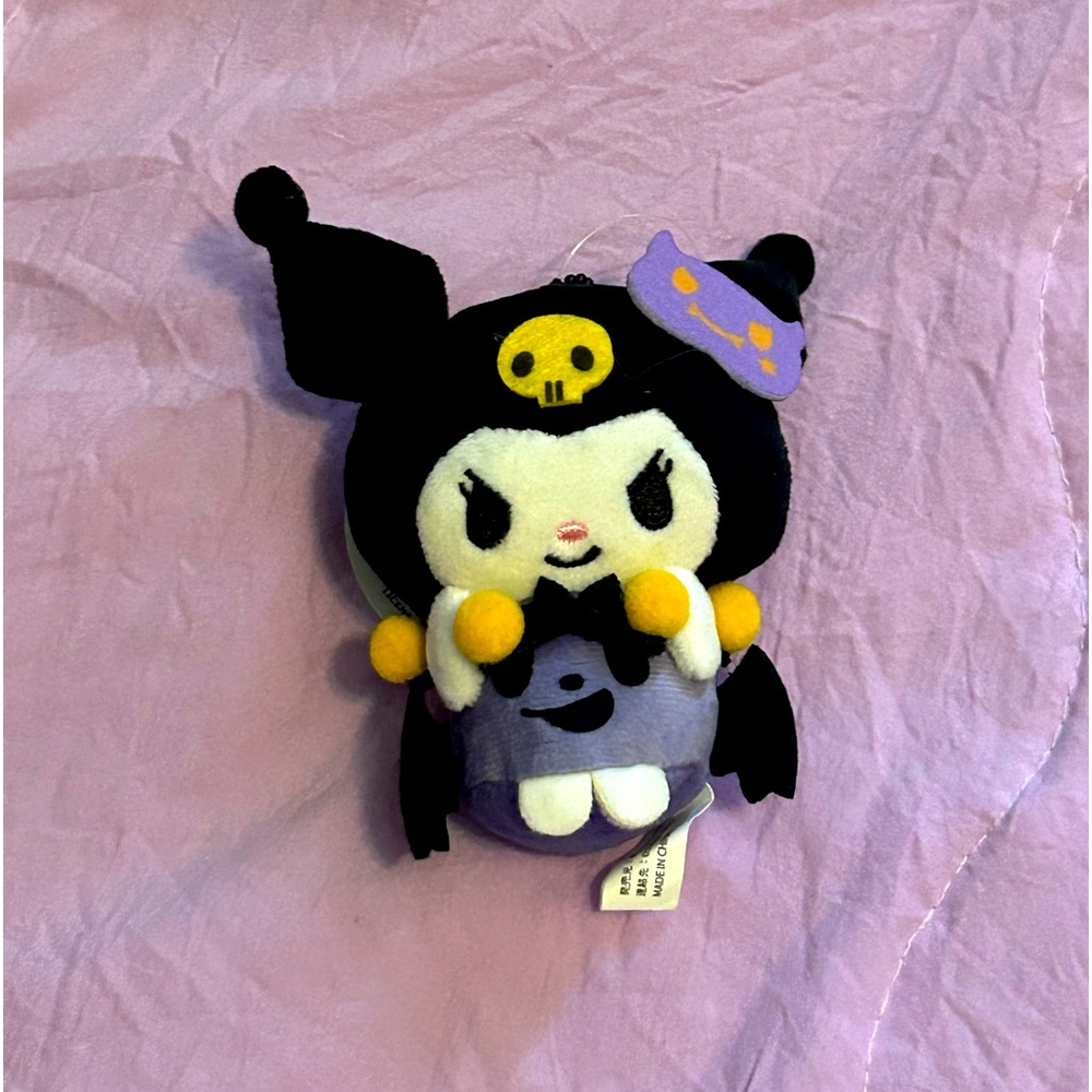 Kuromi Halloween Plush Keychain